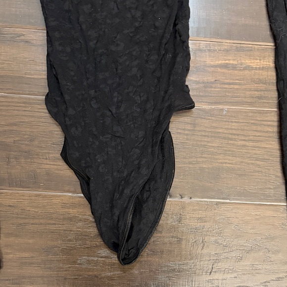 Black Long Sleeve Bodysuit - Picture 3 of 5